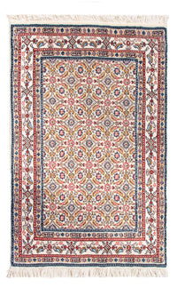 Tapis persan - Classique - Royal - 90 x 60 cm - marron clair