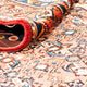Perserteppich - Nomadic - 314 x 216 cm - rot