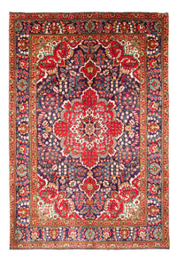 Tapis persan - Tabriz - 300 x 206 cm - bleu foncé