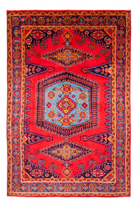 Perserteppich - Nomadic - 323 x 207 cm - rot
