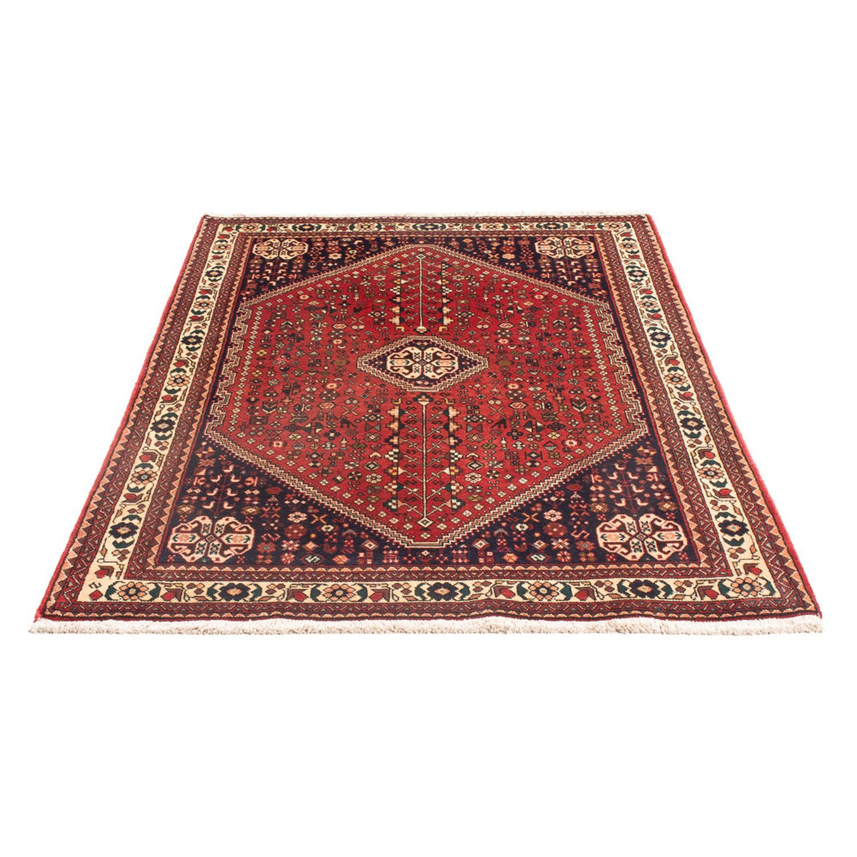 Perserteppich - Nomadic - 150 x 103 cm - rot