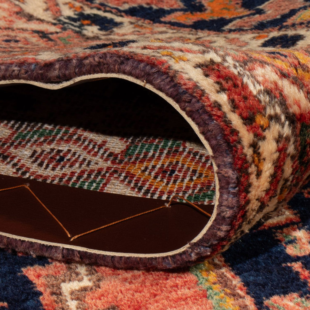 Perserteppich - Nomadic - 167 x 133 cm - rot