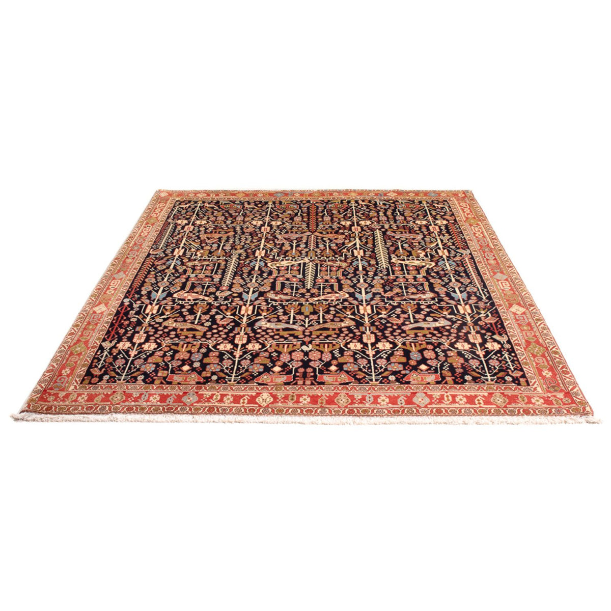 Perserteppich - Nomadic - 200 x 154 cm - dunkelblau