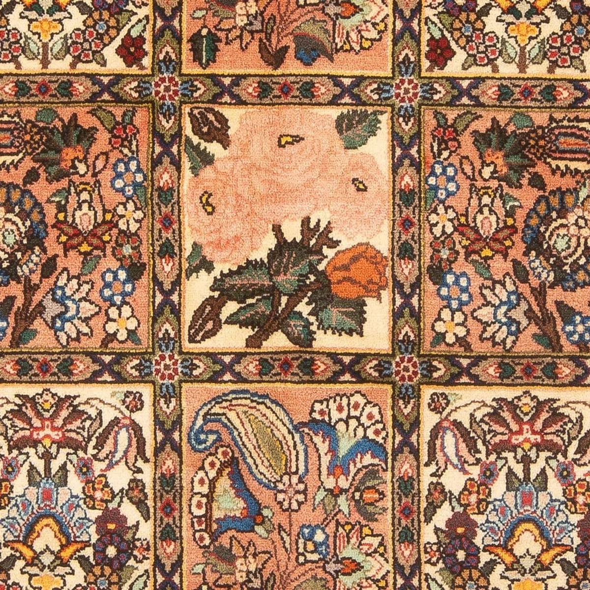 Perserteppich - Nomadic - 212 x 136 cm - mehrfarbig