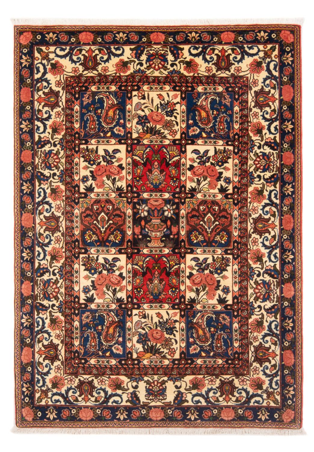 Perserteppich - Nomadic - 195 x 133 cm - mehrfarbig