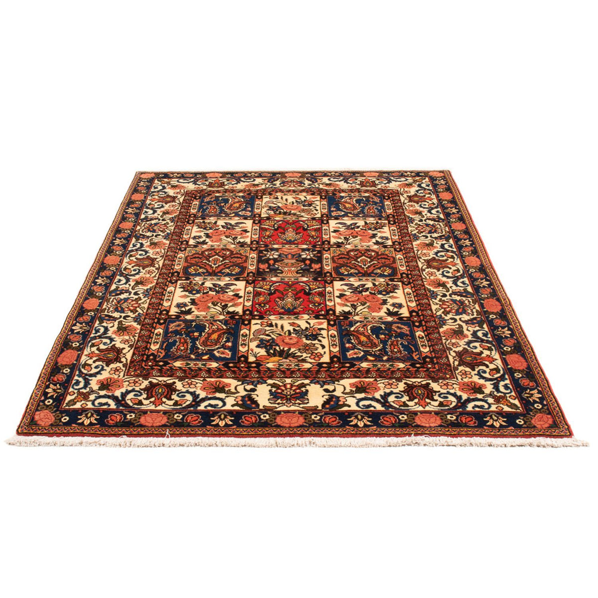 Perserteppich - Nomadic - 195 x 133 cm - mehrfarbig