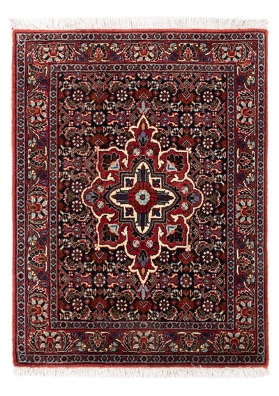 Bidjar - Takab Tapis 50x70cm - Tapis persan - bleu foncé