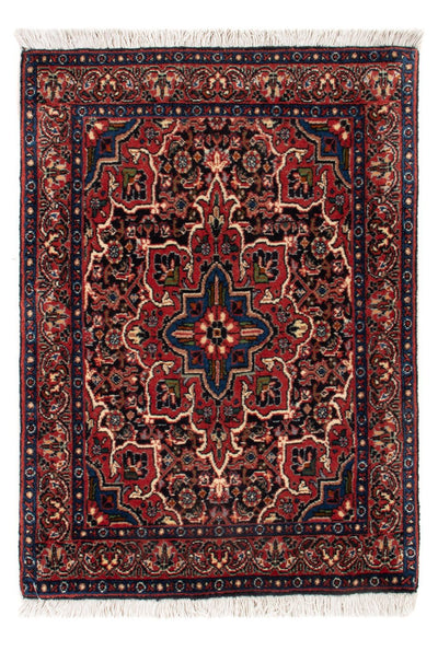 Bidjar - Takab Tapis 50x72cm - Tapis persan - bleu foncé