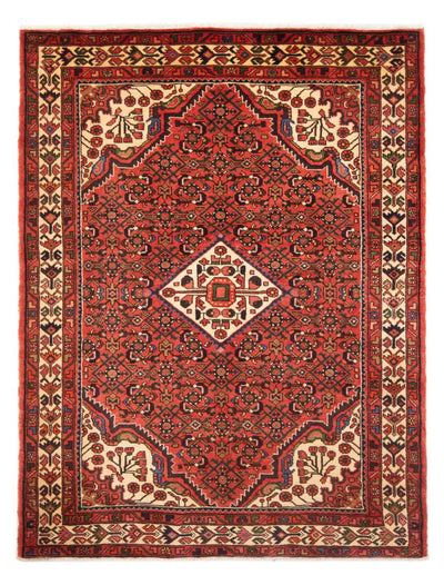 Hosseinabad Teppich 158x218cm - Perserteppich - rot
