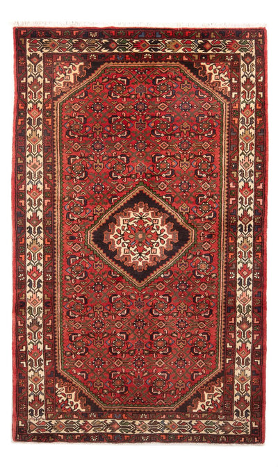 Hosseinabad Teppich 135x215cm - Perserteppich - rot