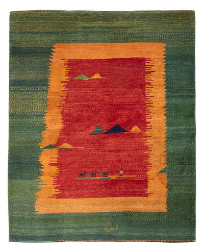 Gabbeh Persisch Teppich 200x234cm - Perserteppich Wollteppich