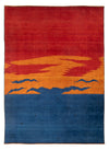Tapis Gabbeh persan Tapis 230x302cm - Perserteppich Wollteppich - Rectangle / Multicolore / 230 x 302 cm Rectangle