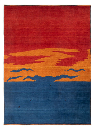 Gabbeh Persisch Teppich 230x302cm - Perserteppich Wollteppich