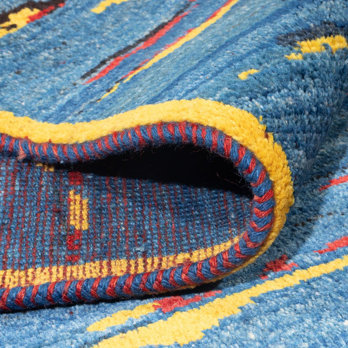 Gabbeh Teppich - Perser - 255 x 214 cm - mehrfarbig