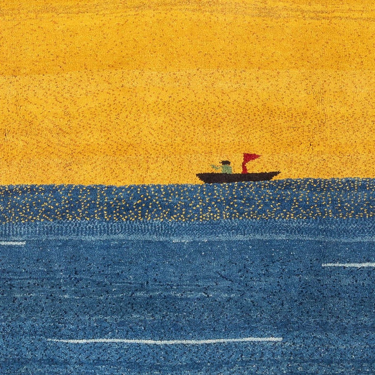 Gabbeh Teppich - Perser - 235 x 208 cm - mehrfarbig