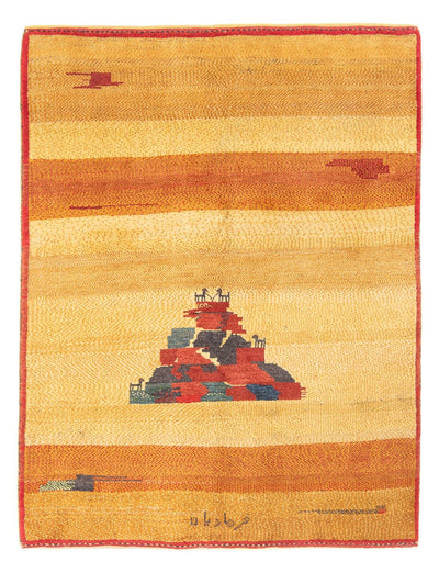 Gabbeh Persisch Teppich 153x187cm - Perserteppich Wollteppich