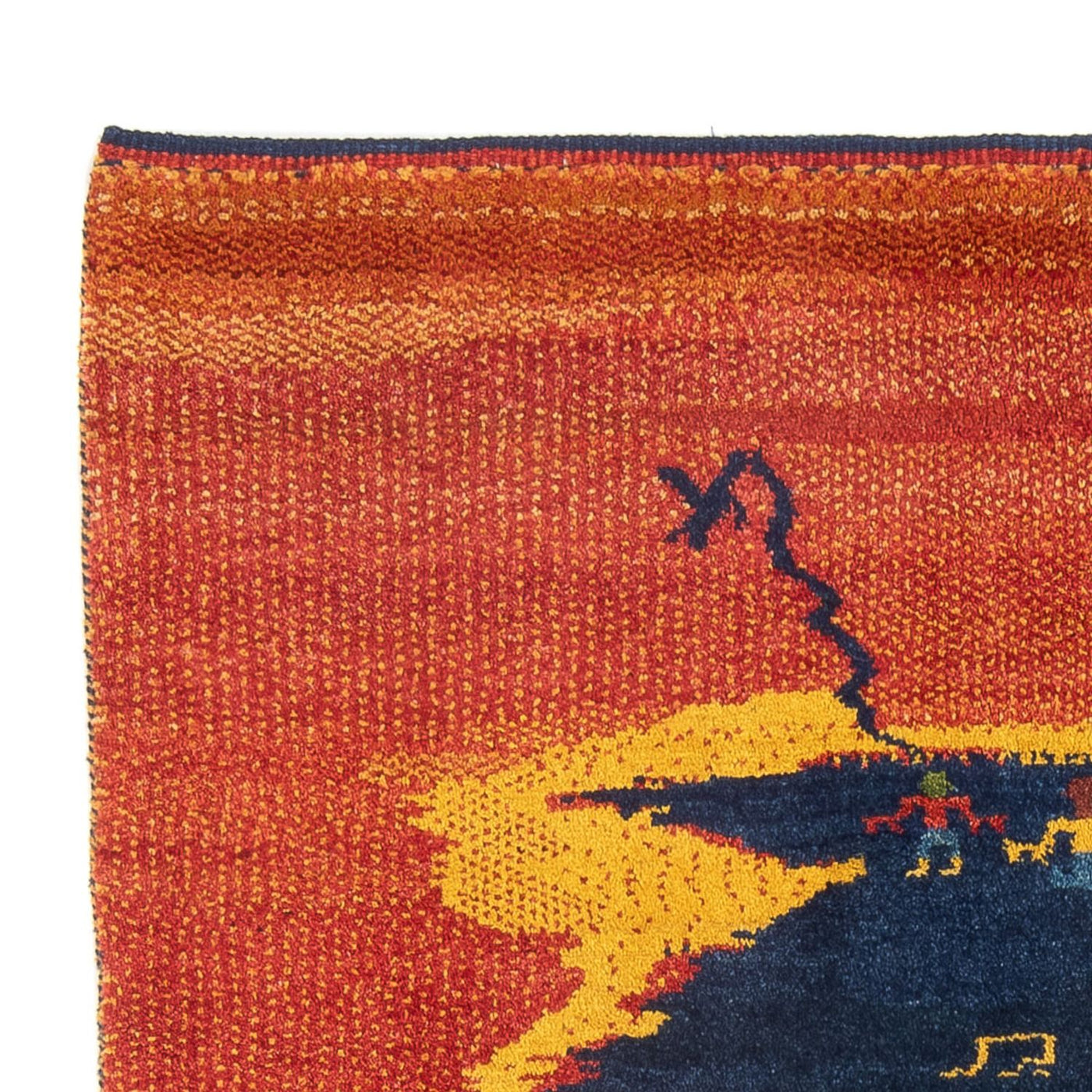 Gabbeh Persiano Tappeto 193x150cm - Perserteppich Wollteppich