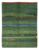 Gabbeh Teppich - Perser - 183 x 146 cm - minzgrün