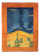 Gabbeh Persisch Teppich 206x153cm - Perserteppich Wollteppich