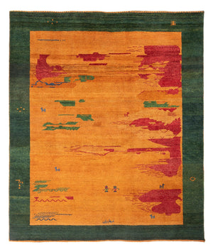 Gabbeh Teppich - Perser - 228 x 203 cm - mehrfarbig