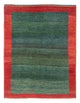 Gabbeh Persisch Teppich 120x153cm - Perserteppich Wollteppich