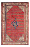 Hamadan Teppich 130x210cm - Perserteppich - rot - Rechteckig / Rot / 130 x 210 cm Rechteckig