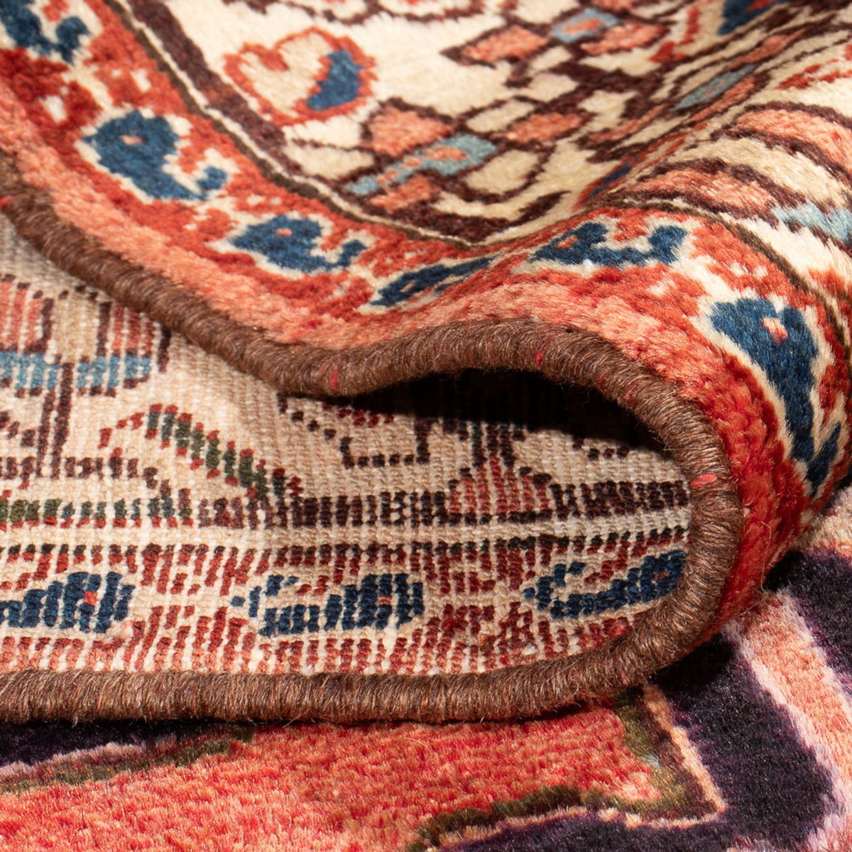 Perserteppich - Nomadic - Royal - 188 x 133 cm - orange