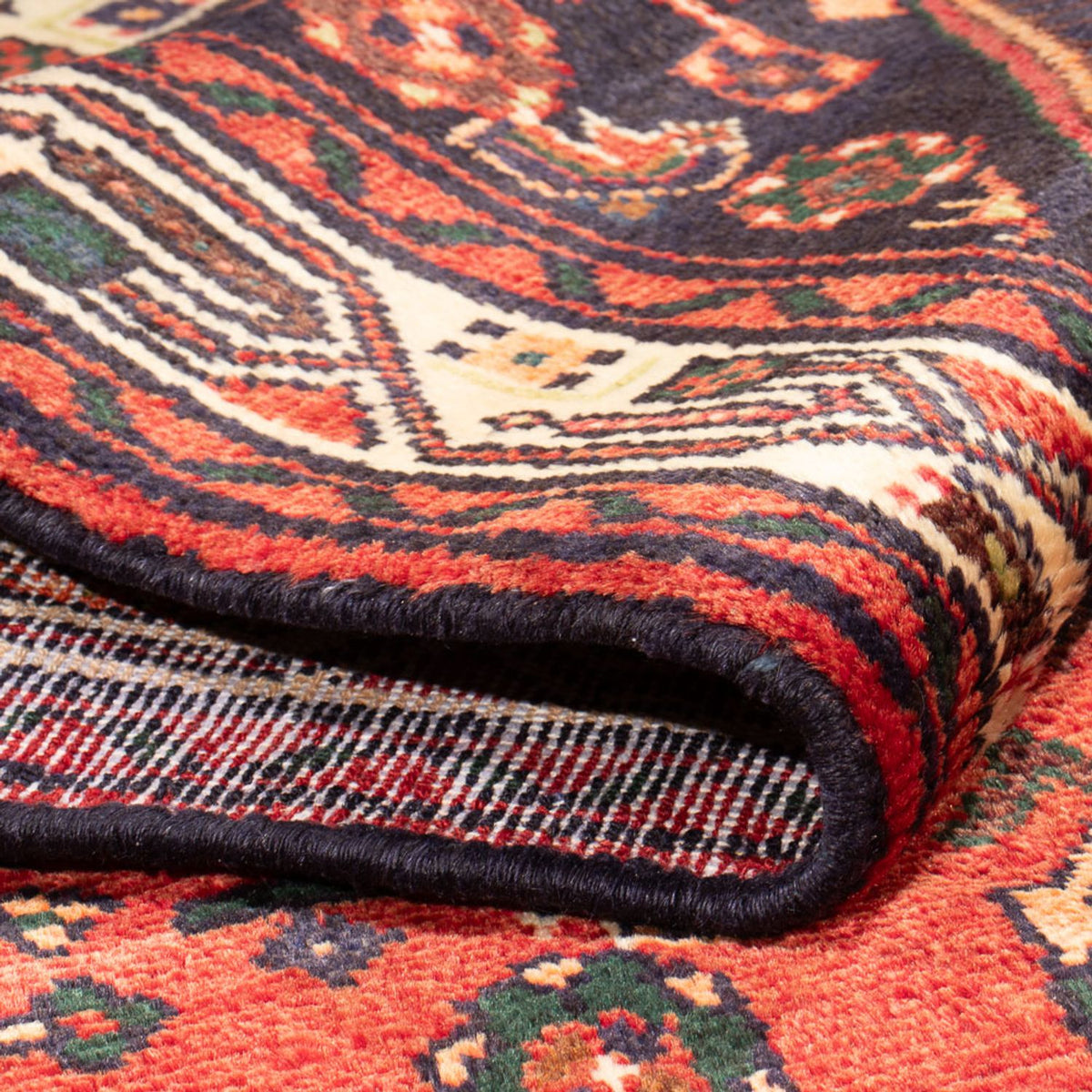 Perserteppich - Nomadic - Royal - 217 x 129 cm - rot