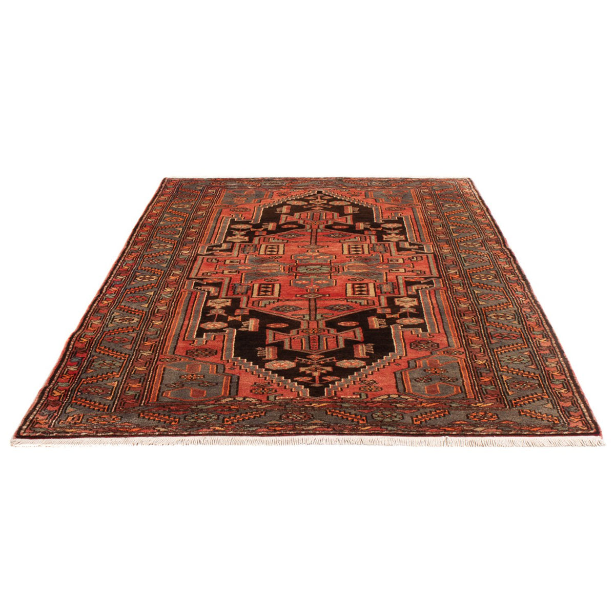 Perserteppich - Nomadic - Royal - 221 x 141 cm - rot