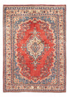 Hamadan Tappeto 129x198cm - Tappeto persiano - rosso - Rettangolo / Rosso / 129 x 198 cm Rettangolo