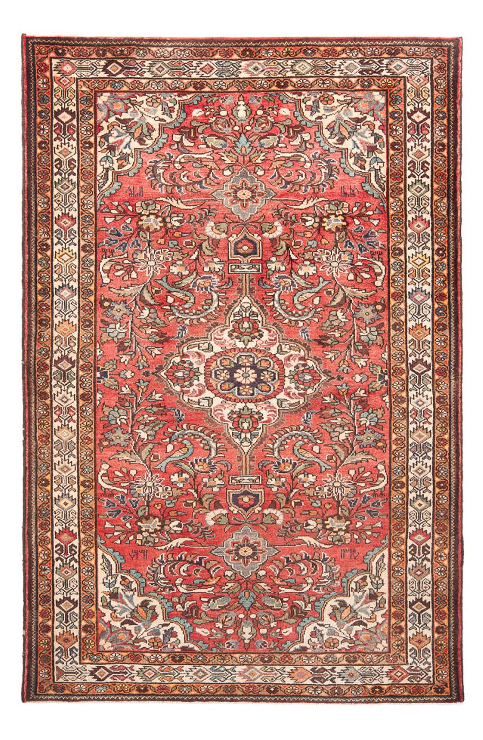 Perserteppich - Nomadic - Royal - 225 x 142 cm - rot