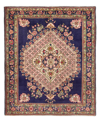 Tapis persan - Nomadic - Royal - 184 x 150 cm - bleu foncé