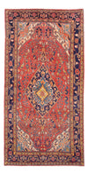 Tapis de Hamadan Tapis 127x254cm - Tapis persan - rouge - Tapis de couloir / Rouge / 127 x 254 cm Tapis de couloir