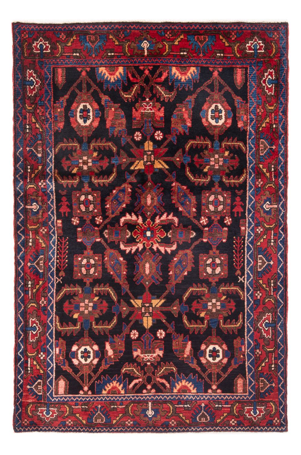 Perserteppich - Nomadic - Royal - 211 x 138 cm - dunkelblau