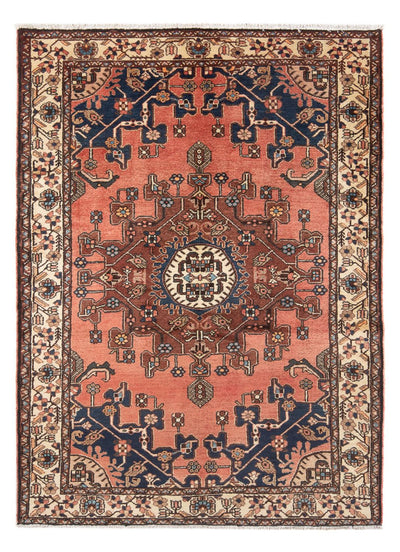 Hamadan Teppich 132x197cm - Perserteppich - rot