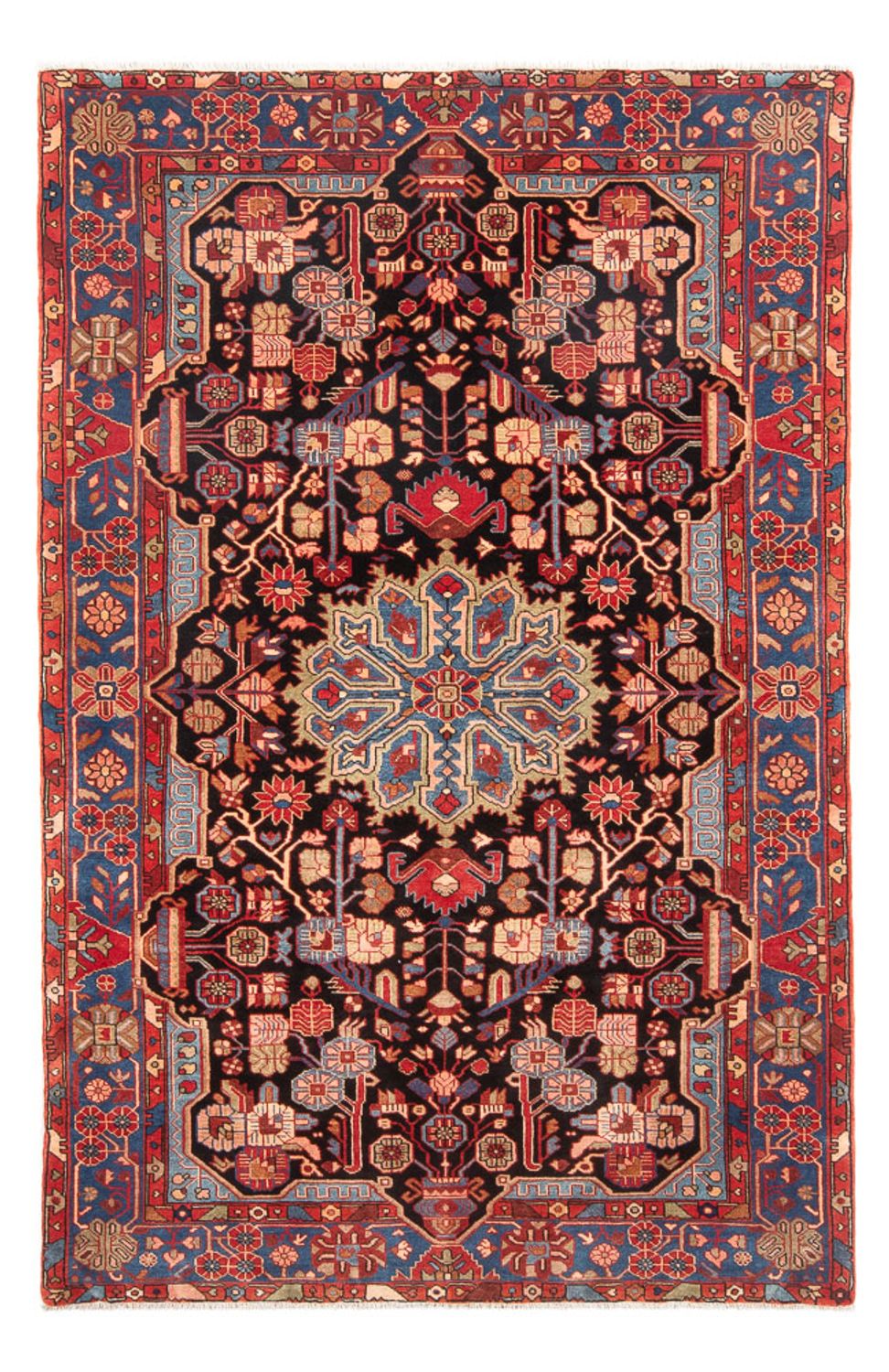 Perserteppich - Nomadic - 244 x 150 cm - dunkelblau