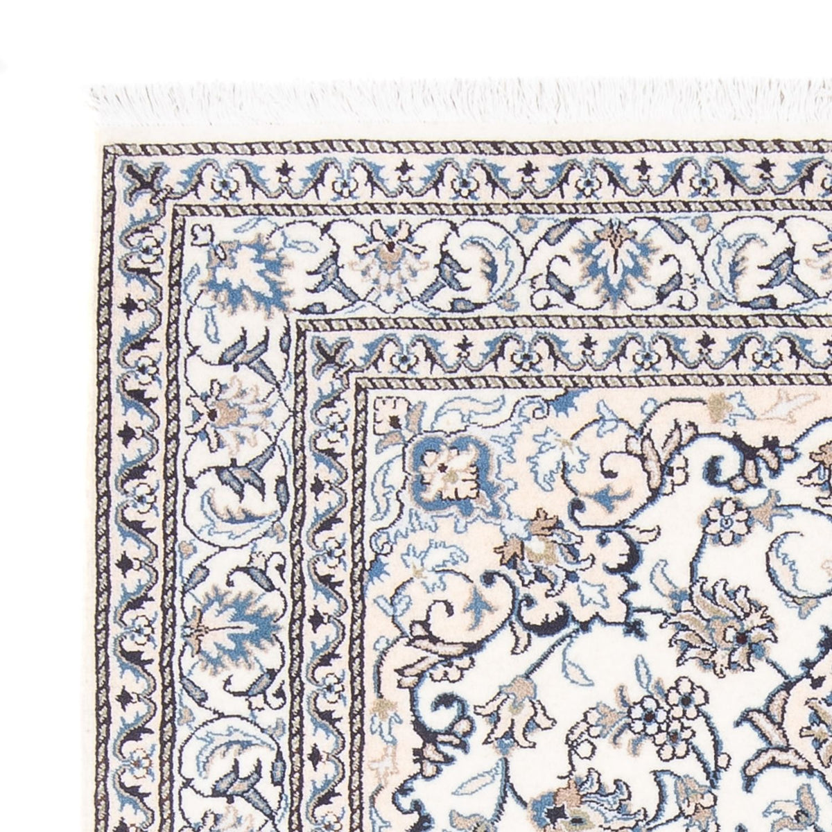 Perserteppich - Nain - Royal - 190 x 150 cm - creme