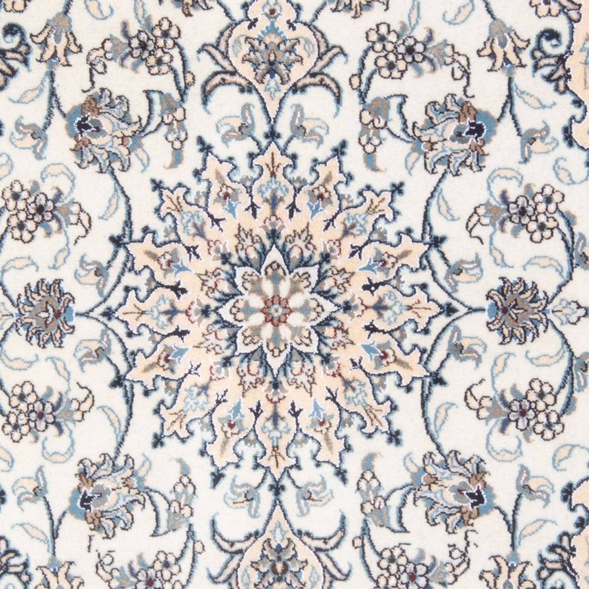 Perserteppich - Nain - Royal - 198 x 152 cm - creme