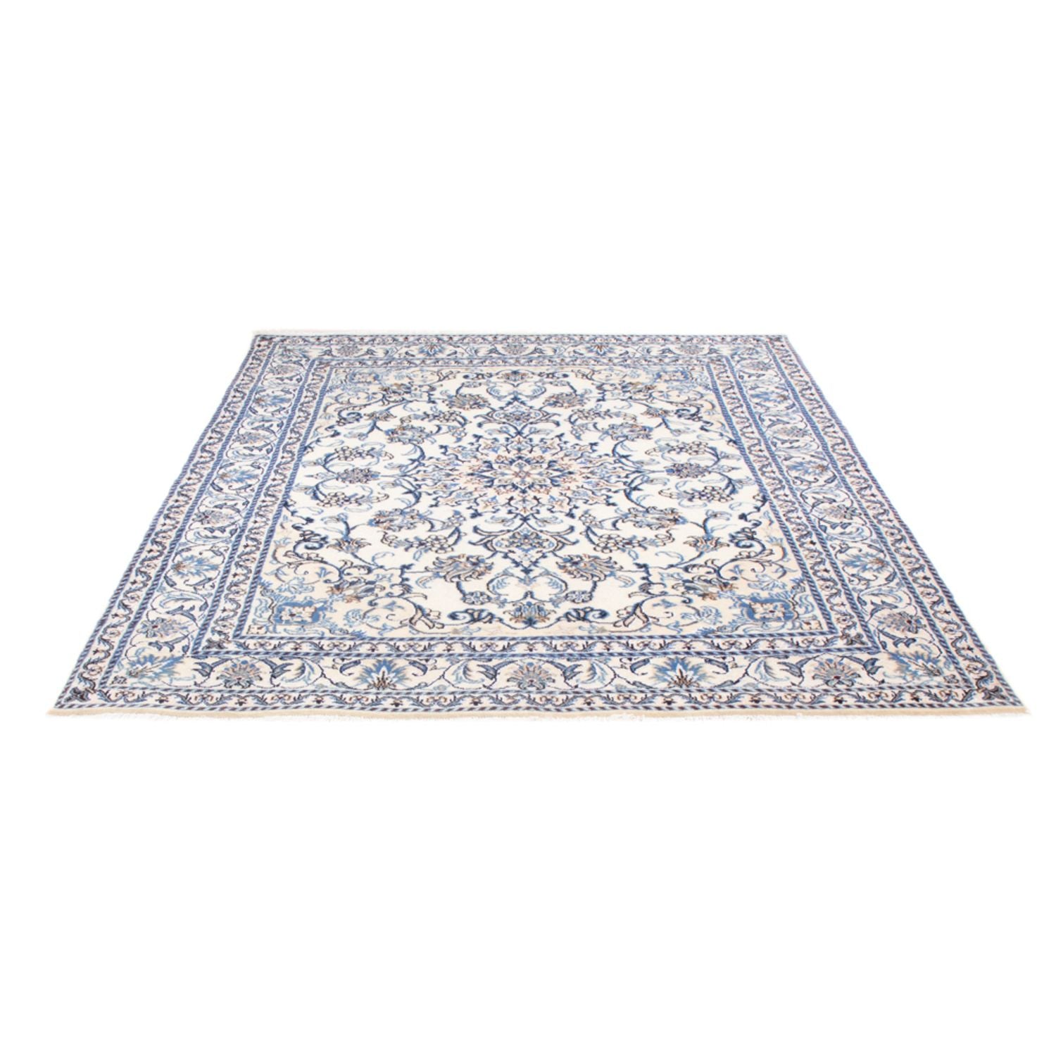 Perserteppich - Nain - Royal - 198 x 152 cm - creme