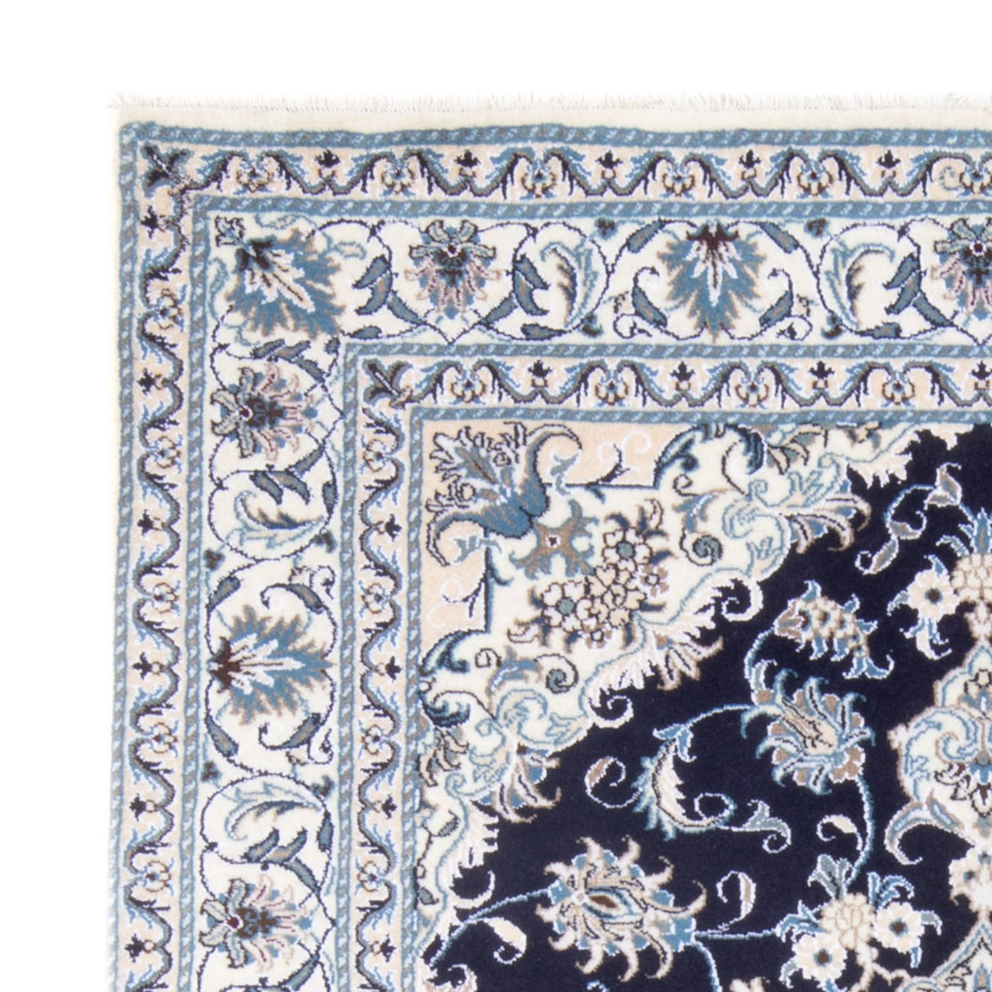 Perserteppich - Nain - Royal - 213 x 150 cm - dunkelblau