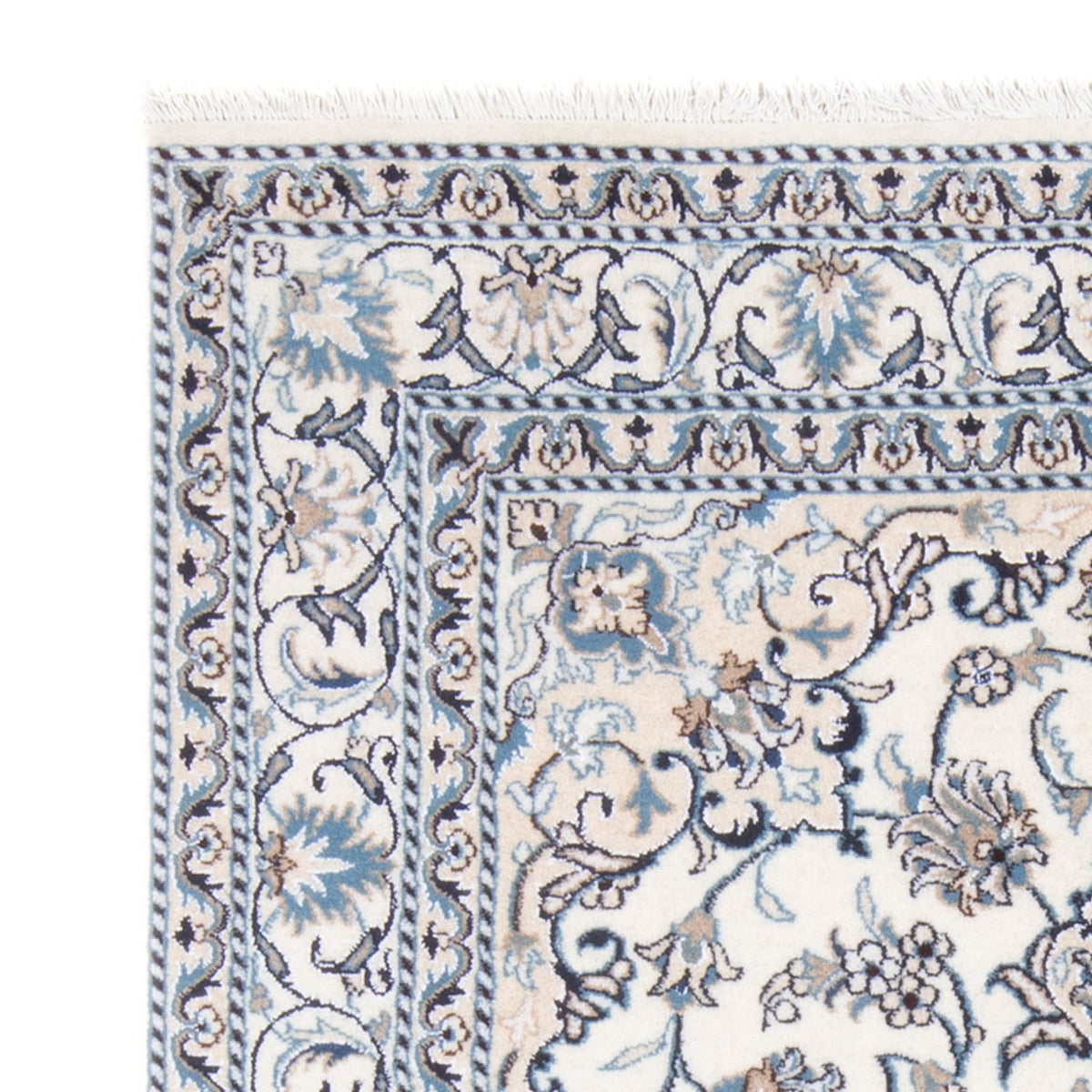 Perserteppich - Nain - Royal - 212 x 146 cm - creme