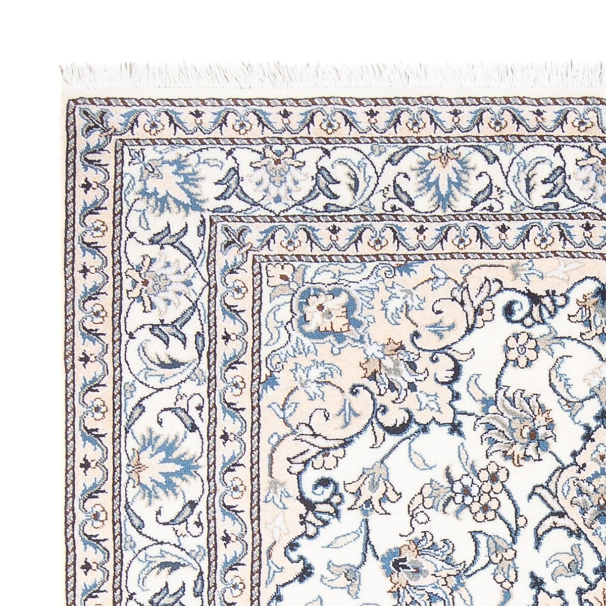 Nain - 9La Tappeto 151x190cm - Tappeto persiano - cammello