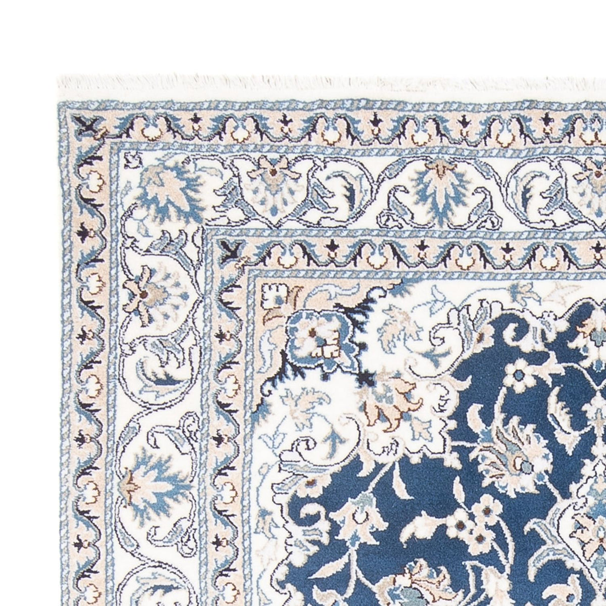 Tapis de Nain - 9La Tapis 152x194cm - Tapis persan - bleu