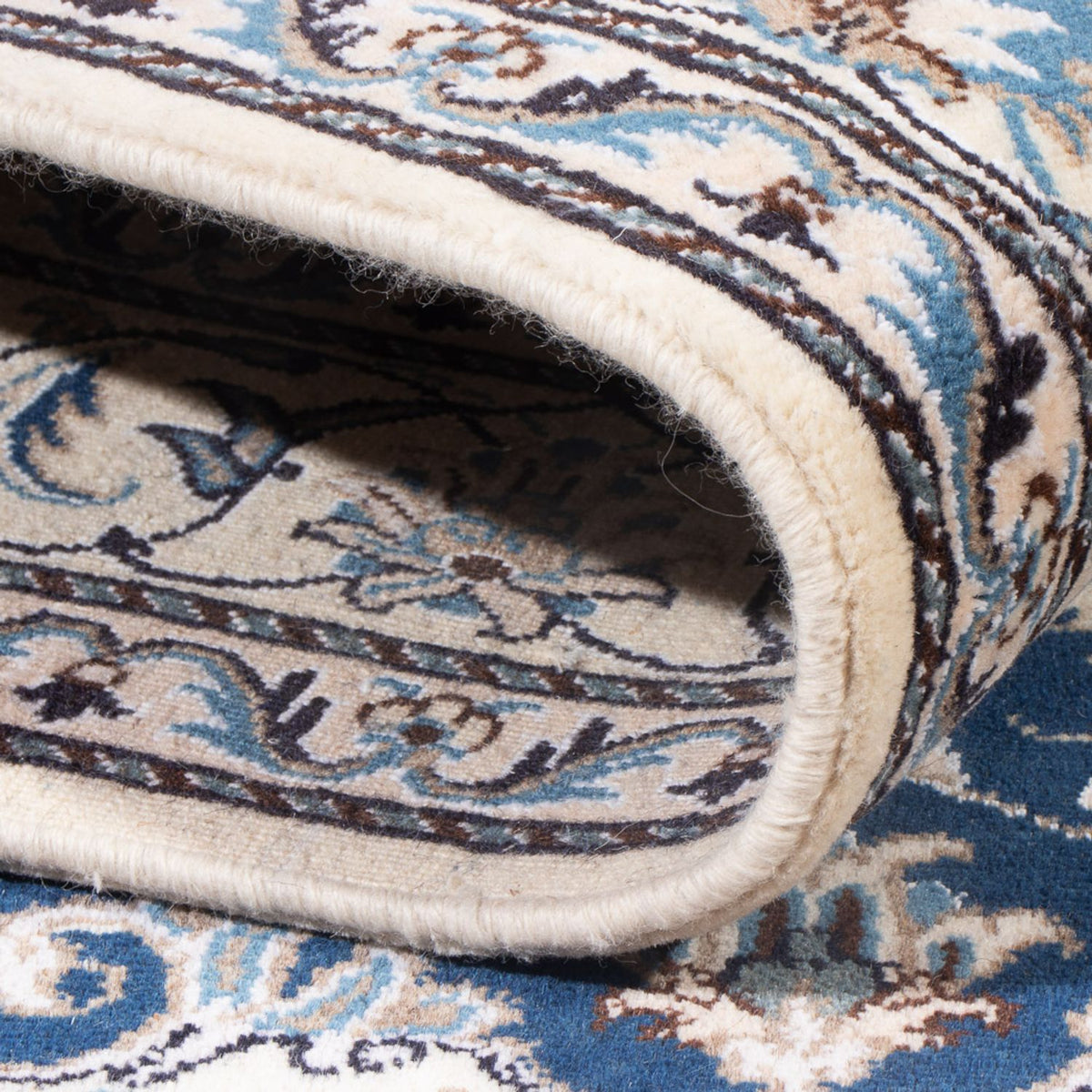 Perserteppich - Nain - Royal - 207 x 151 cm - blau