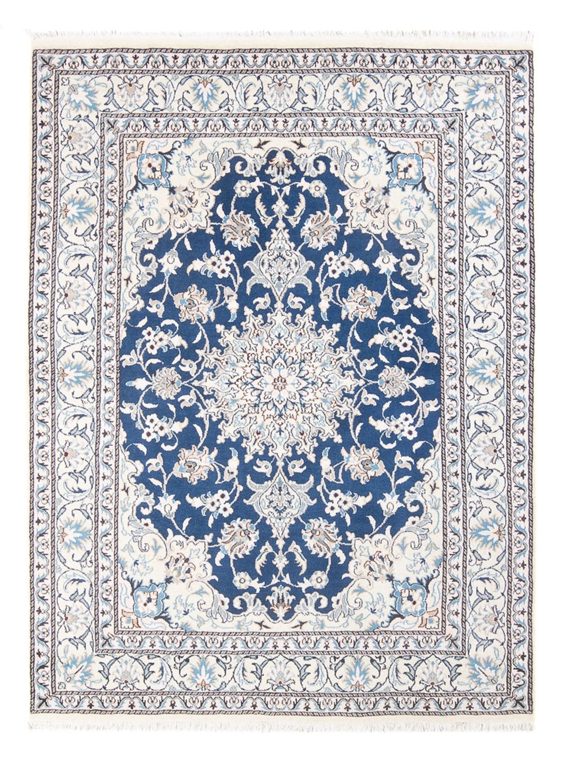 Perserteppich - Nain - Royal - 207 x 151 cm - blau