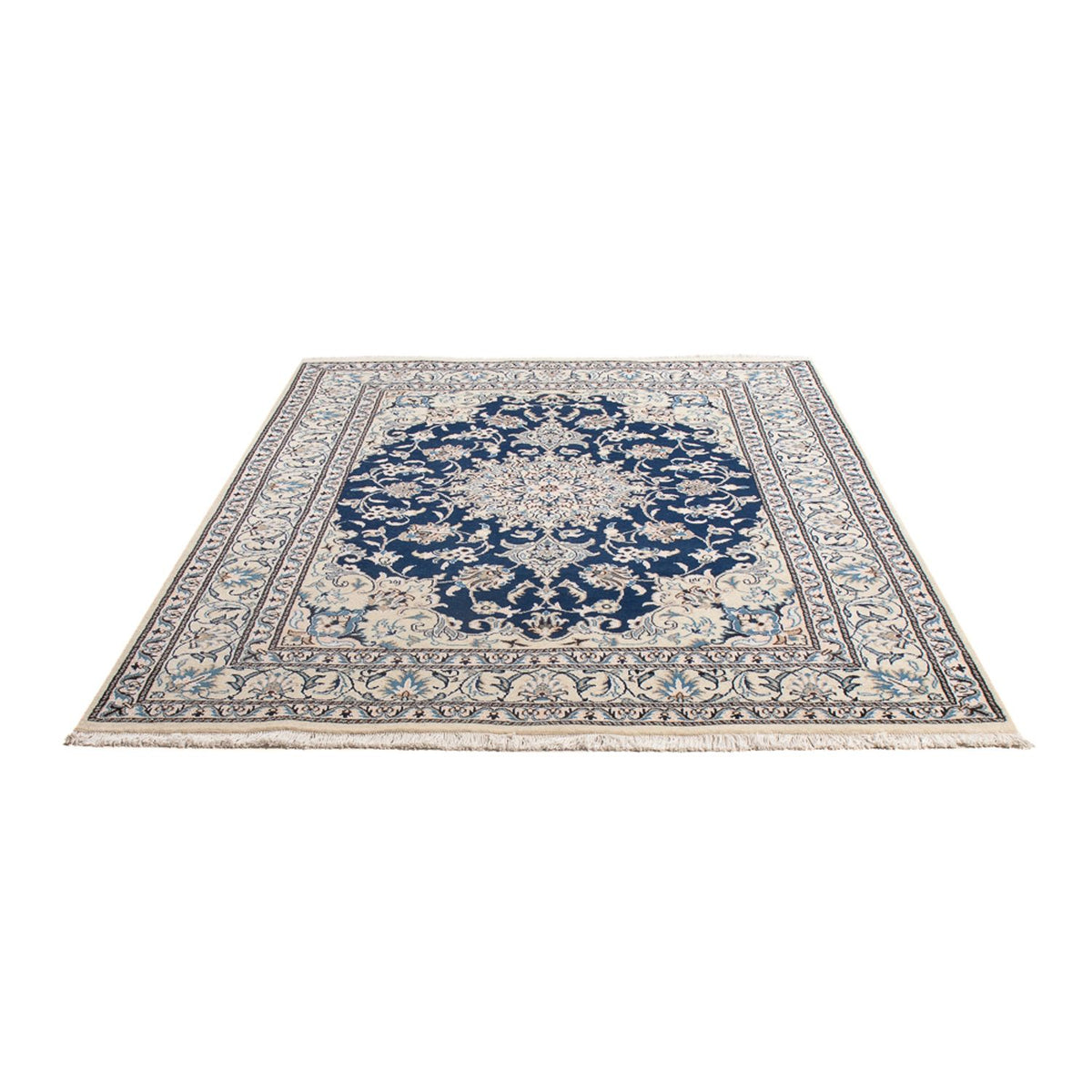 Perserteppich - Nain - Royal - 207 x 151 cm - blau