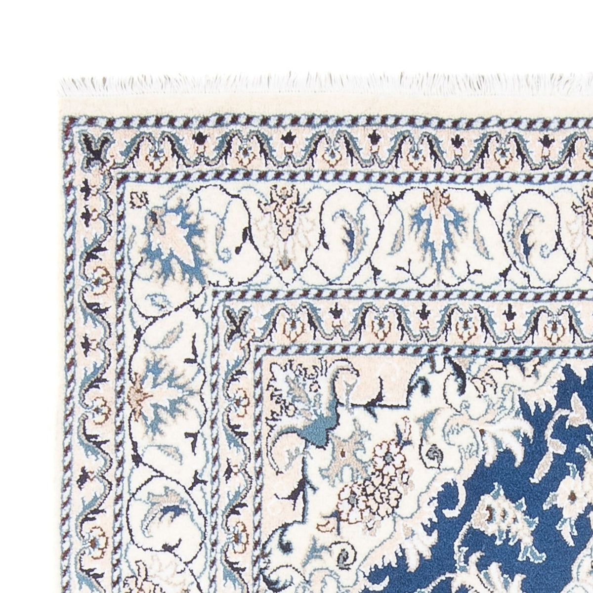 Perserteppich - Nain - Royal - 200 x 142 cm - blau