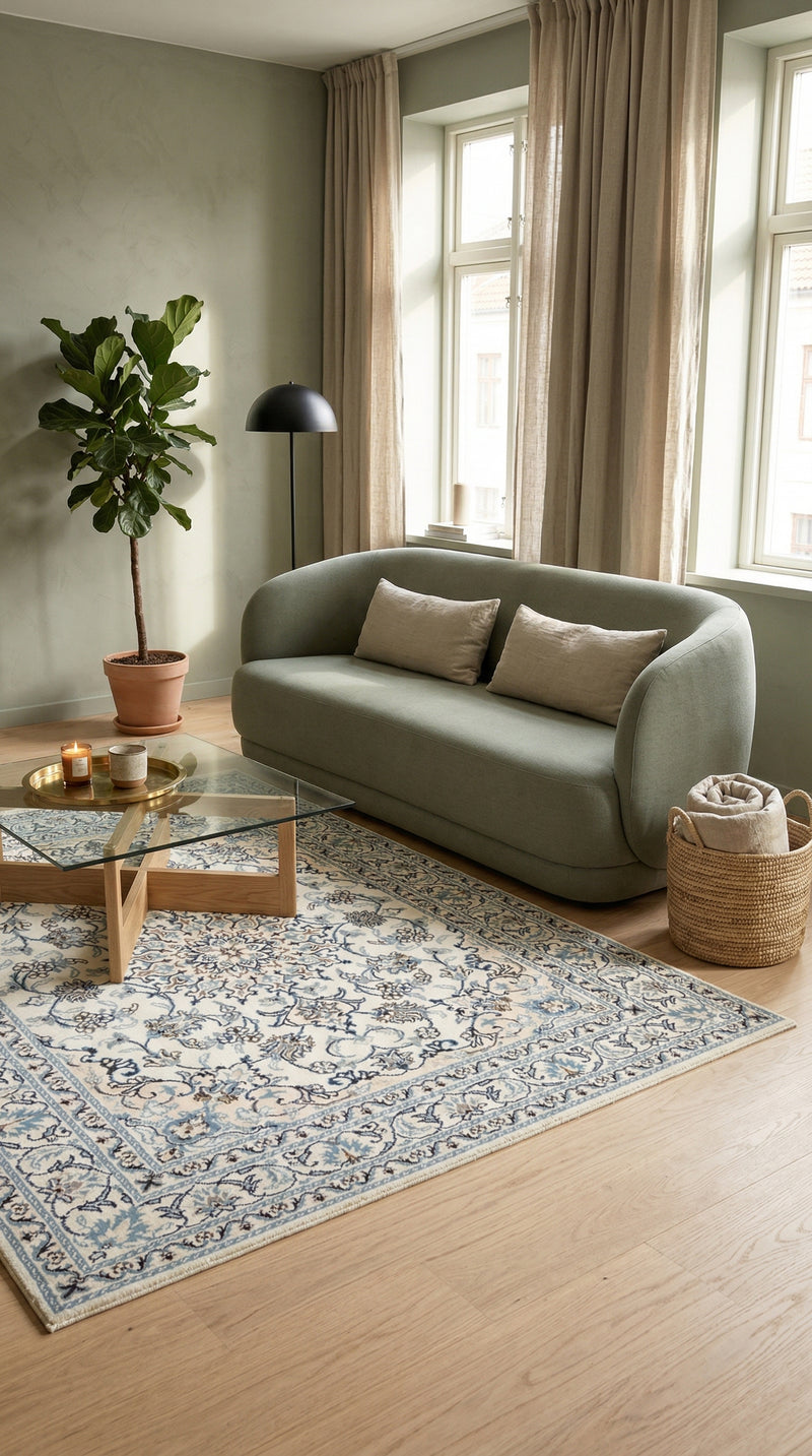 Tapis de Nain - 9 lignes Tapis 190x148cm - Tapis persan
