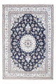 Perserteppich - Nain - 241 x 167 cm - dunkelblau
