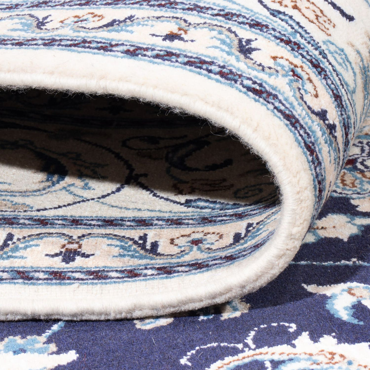 Perserteppich - Nain - 293 x 201 cm - dunkelblau